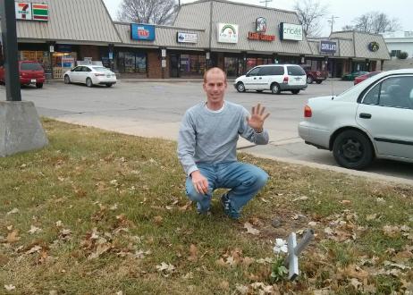 Memorial For Cross Of The Unknown Homicide Victim (Probably)